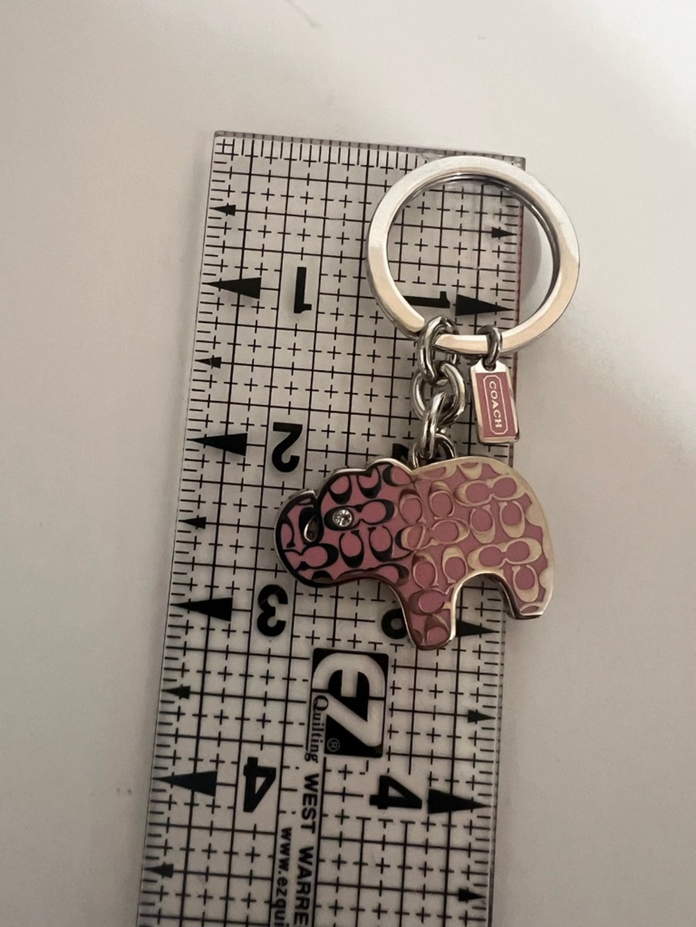 Coach keychains Cancer awareness, pink elephant, pink mini bag ballon - Picture 11 of 13